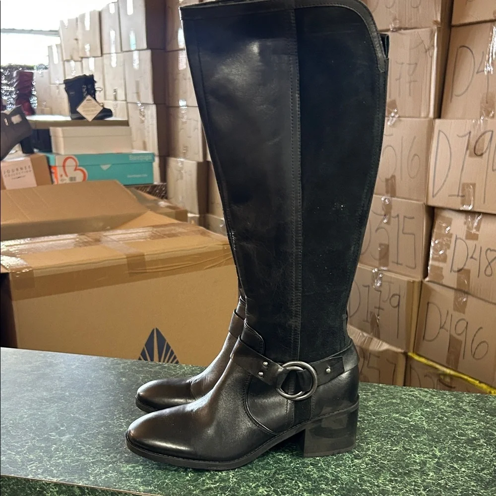 Marc Fisher Black Over-the-Knee Riding Boots